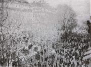 The Boulevard des Capucines Claude Monet